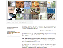 Tablet Screenshot of flashvideofactory.com